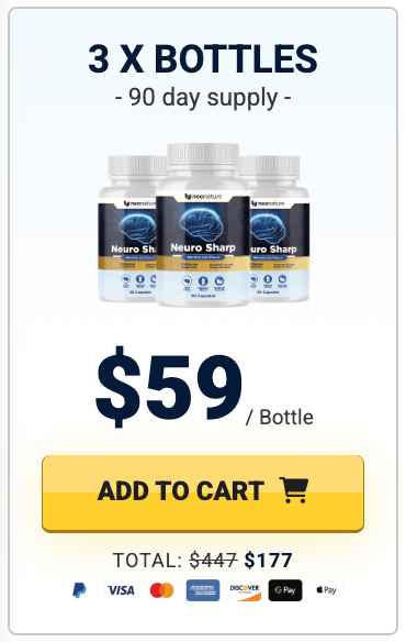 Neurosharp 3 bottles
